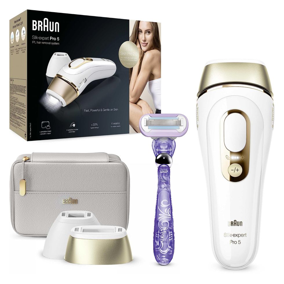 Braun IPL Silk-Expert Pro 5, At Home Hair Removal With Pouch