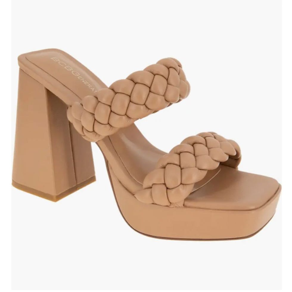 Gemma Platform Slide Sandal in Cloud Dancer 