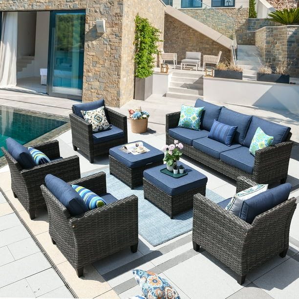 Seven-Piece Patio Furniture Set