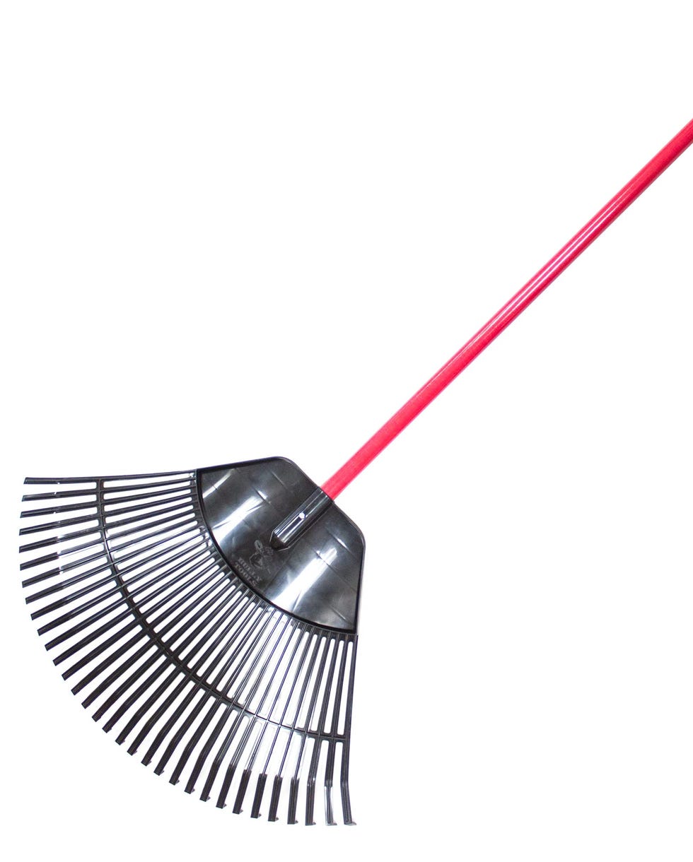 Lawn and Leaf Rake with Fiberglass Handle