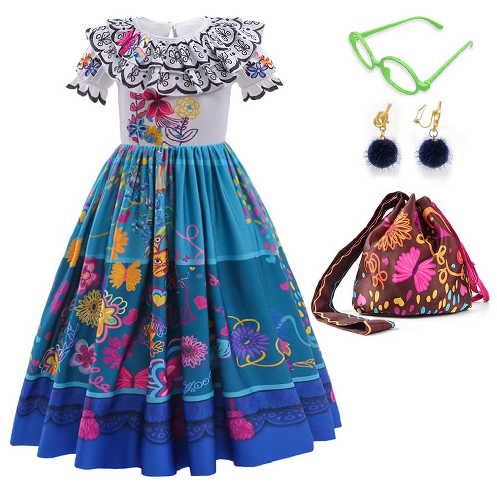 Disney Encanto Isabela Dress, Costume for Girls Ages 3 and Up, Outfit Fits  Children Sizes 4-6X