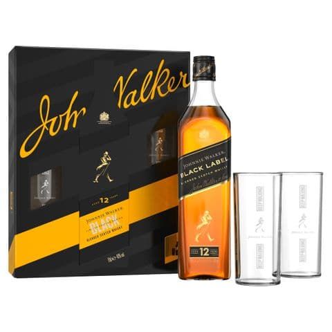 Johnnie Walker Black Label Scotch Whisky GiftPack