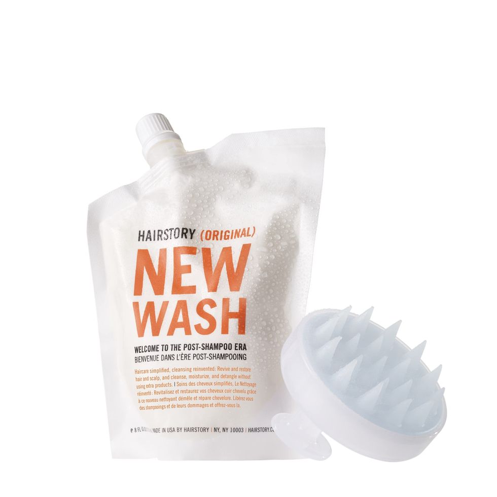 New Wash Original Hair Cleanser, 8oz + Scalp Brush