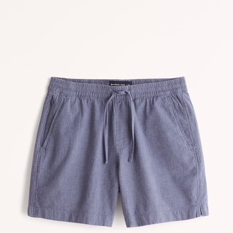 Straight-Leg Cotton and Linen-Blend Drawstring Shorts