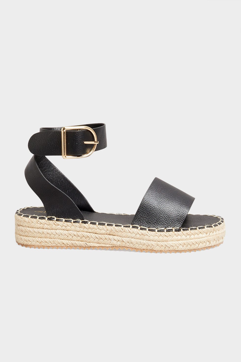 Black Flatform Espadrilles 