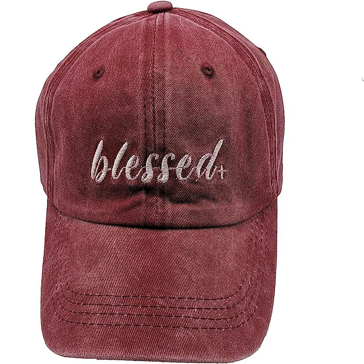 Women's Embroidered Blessed Hat