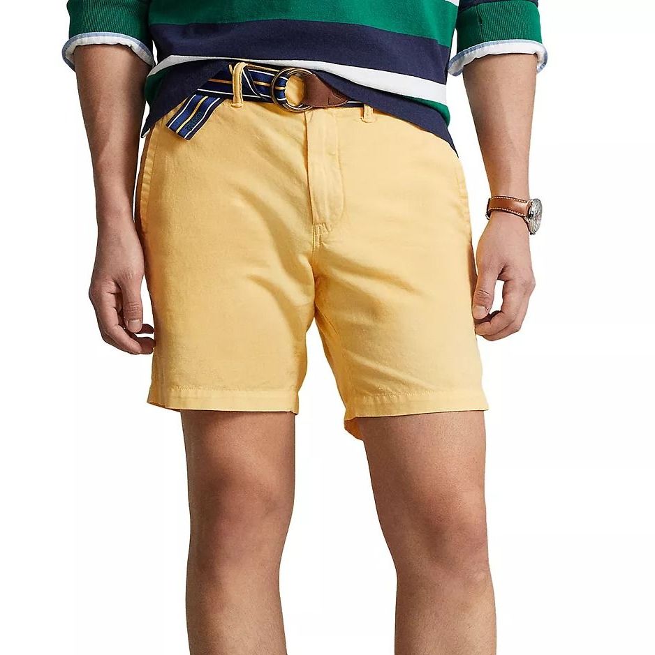 Straight Linen-Blend Jogger Shorts for Boys (At Knee)