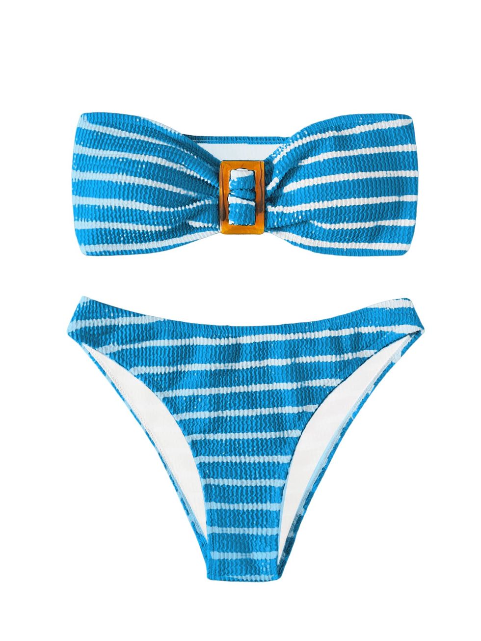 Striped 2-piece swimsuit for women