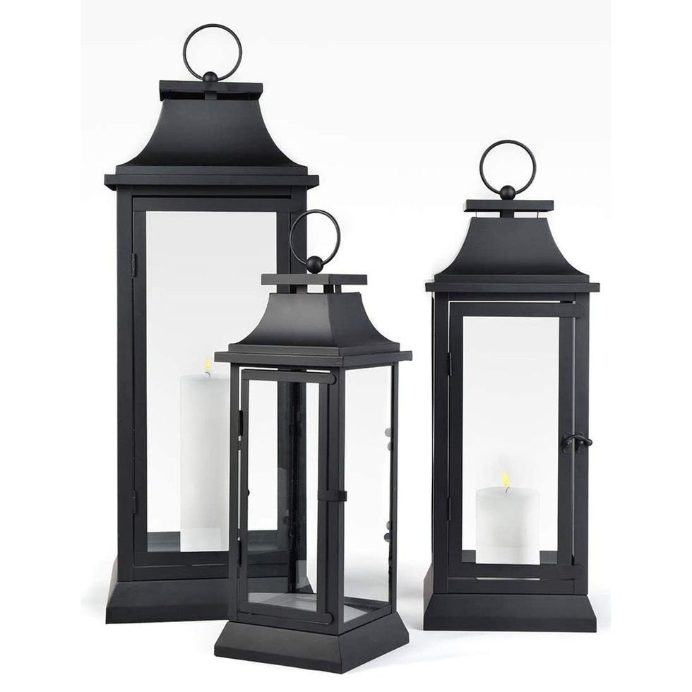Black Hurricane Lanterns Black Hurricane Lanterns