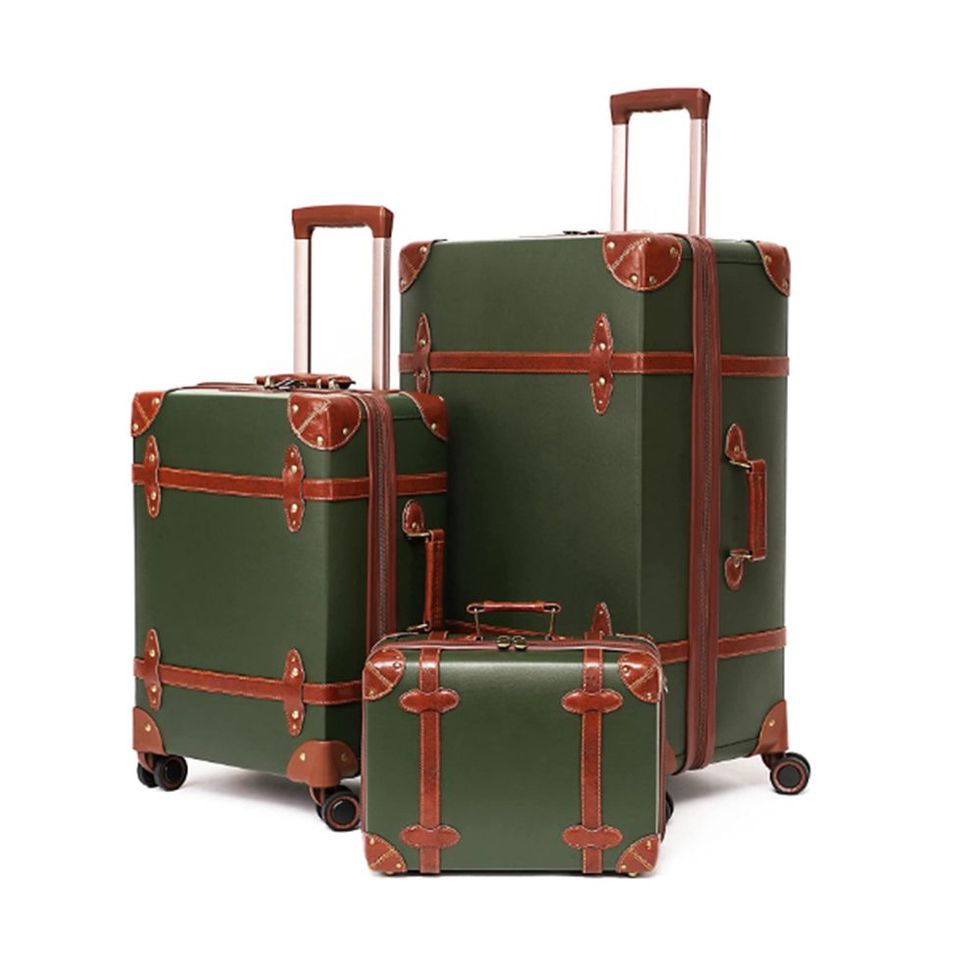 Vintage Luggage Set (3 Pieces)