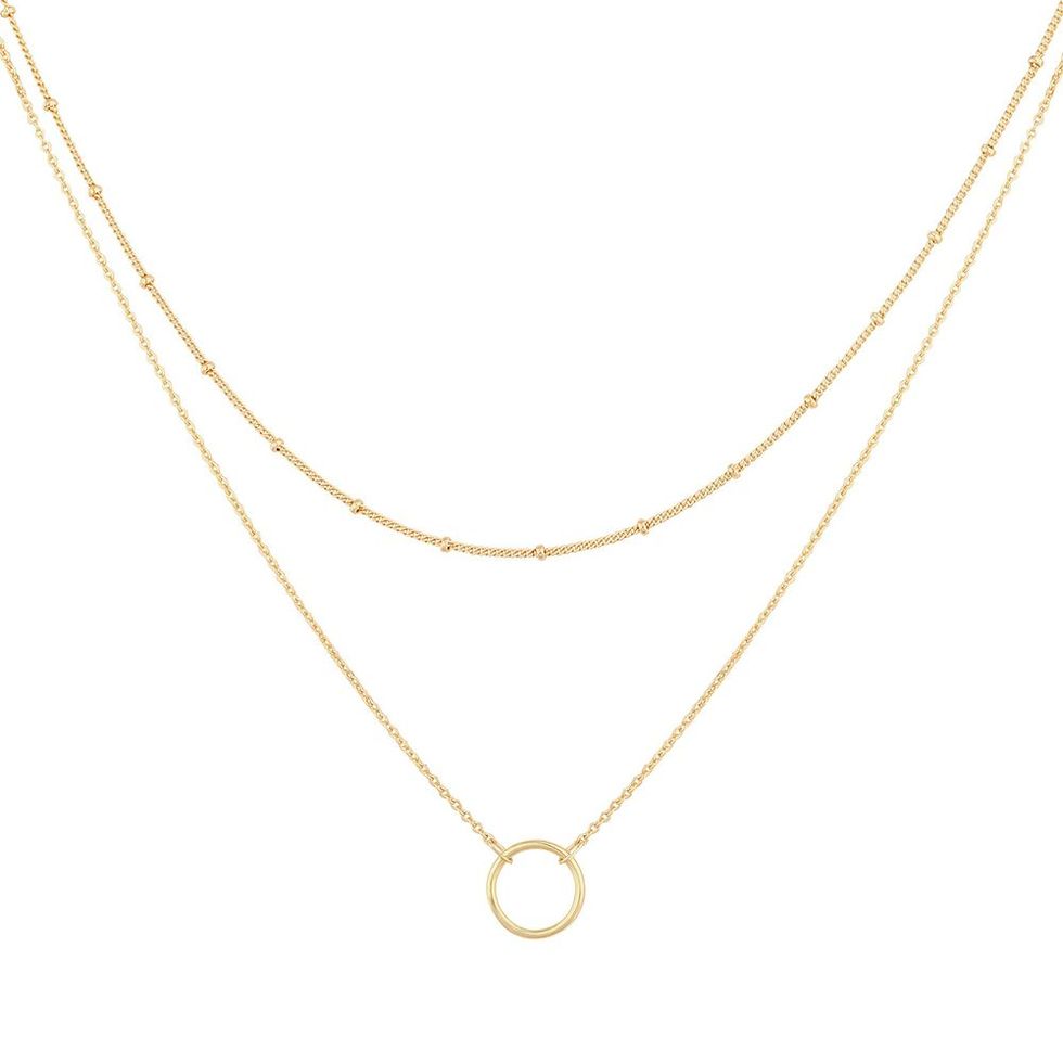 Gold Layered Choker Necklace for Women