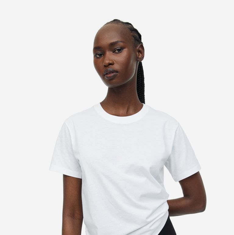 White Ultimate Crop T Shirt