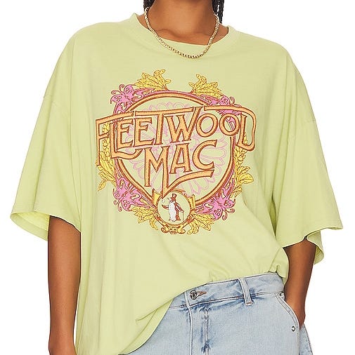 Fleetwood Mac Flower Crest Tee Fleetwood Mac Flower Crest Tee