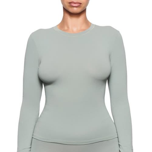 Long Sleeve Stretch Cotton T-Shirt Long Sleeve Stretch Cotton T-Shirt