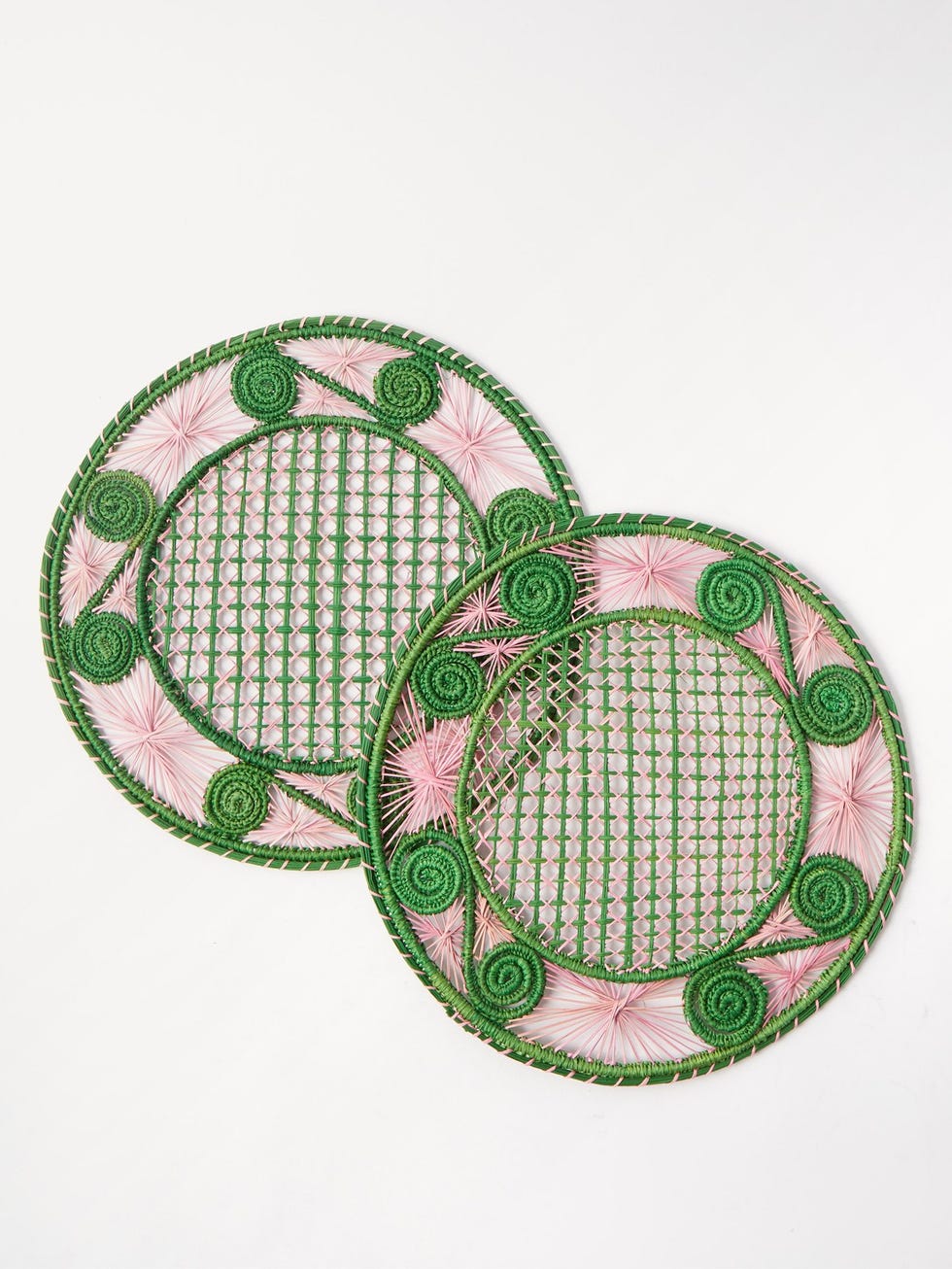 Set of two Cartagena wicker placemats