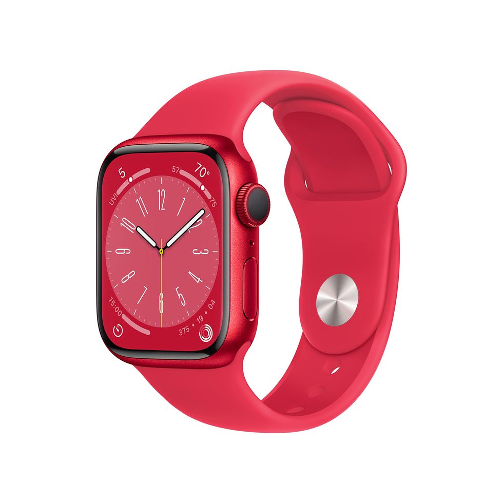 Watch Series 8 GPS 41mm RED Aluminum Case with RED Sport Band