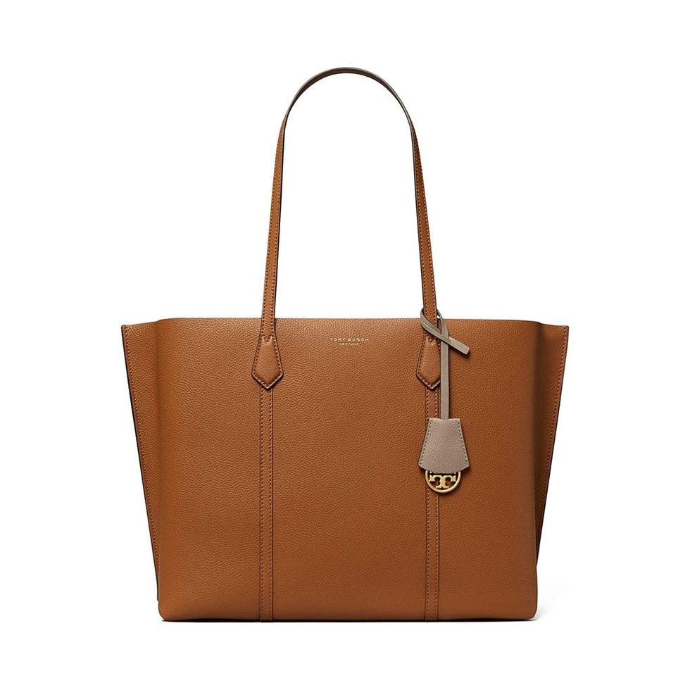 Perry Triple Compartment Leather Tote