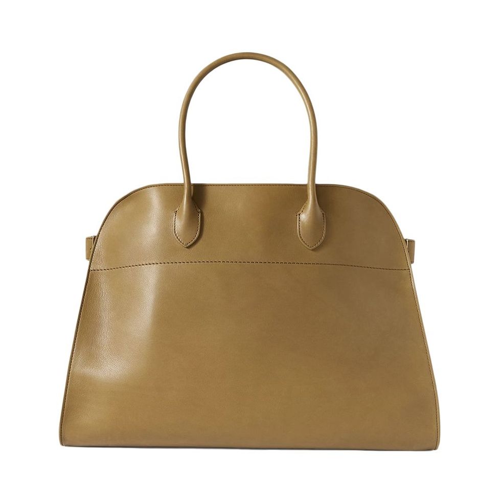 Margaux 17 Buckled Leather Tote