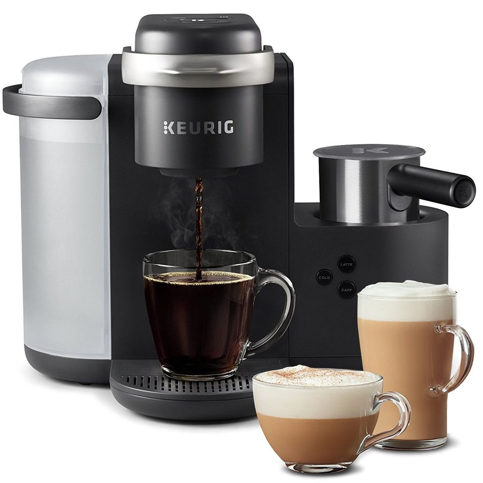  Keurig K-Slim + ICED Single Serve Coffee Maker, Brews 8 to  12oz. Cups, Gray: Home & Kitchen