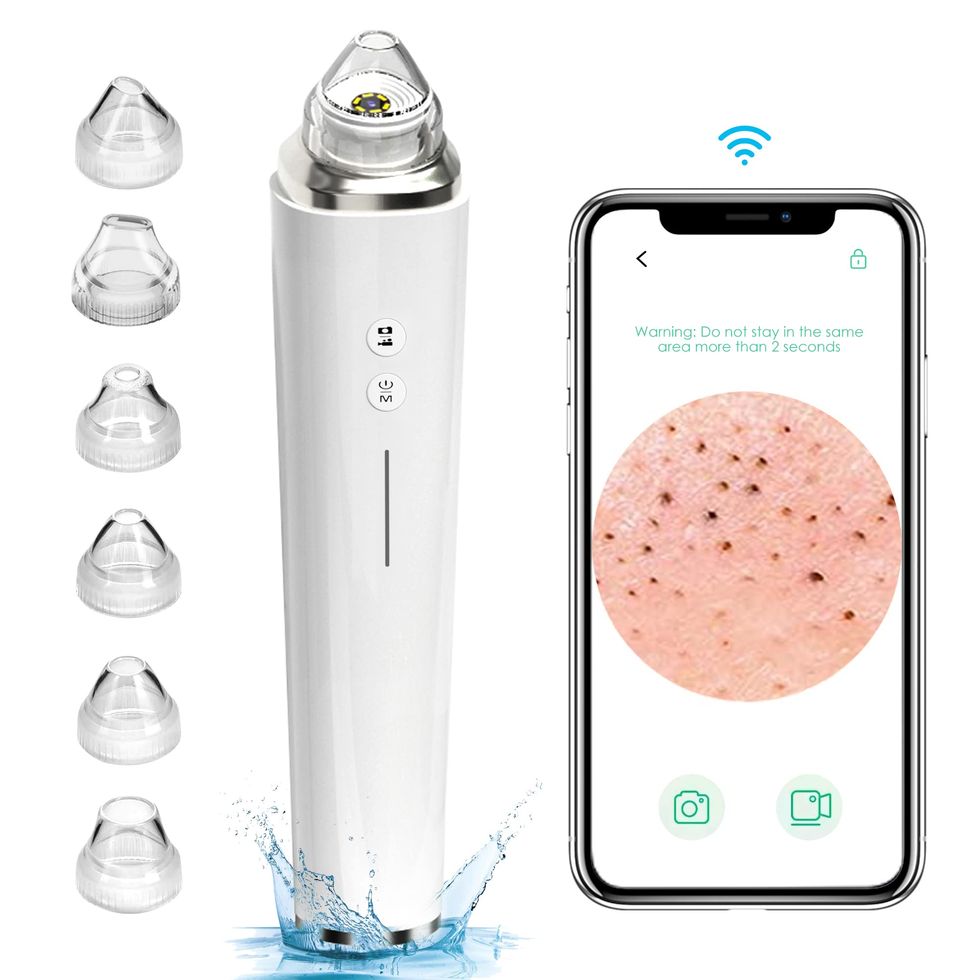 Blackhead Remover Vacuum Pore Cleaner With Camera Acne Extractor Tool  Exfoliating Machine Removal Beauty Device With Adjustable Suction Power And, Blackhead Suction With Camera