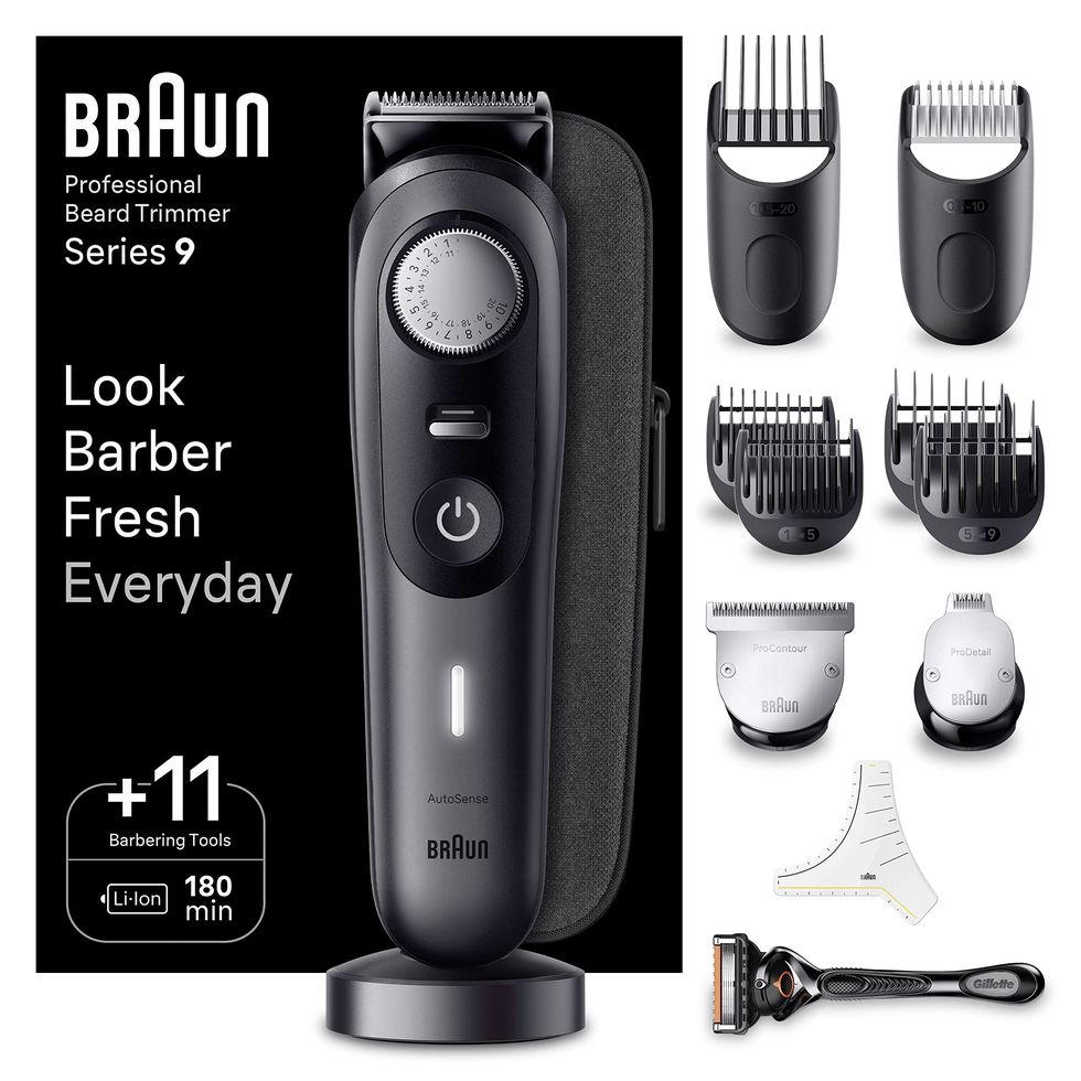 Panasonic Long Beard Hair Trimmer with 4 Comb Attachments and 58 Adjustable  Length Settings - ER-GB96-K