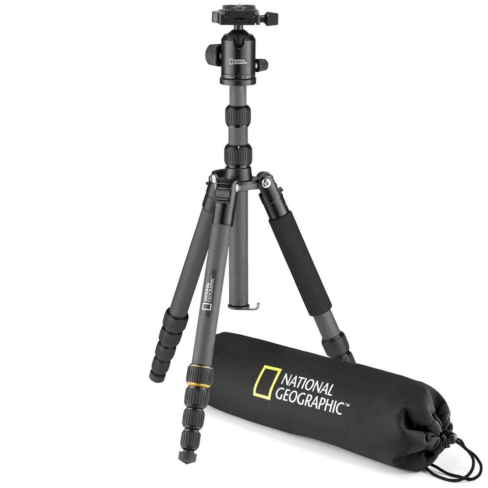National Geographic NGTR004CF - Kit de trípode de viaje con monopié,