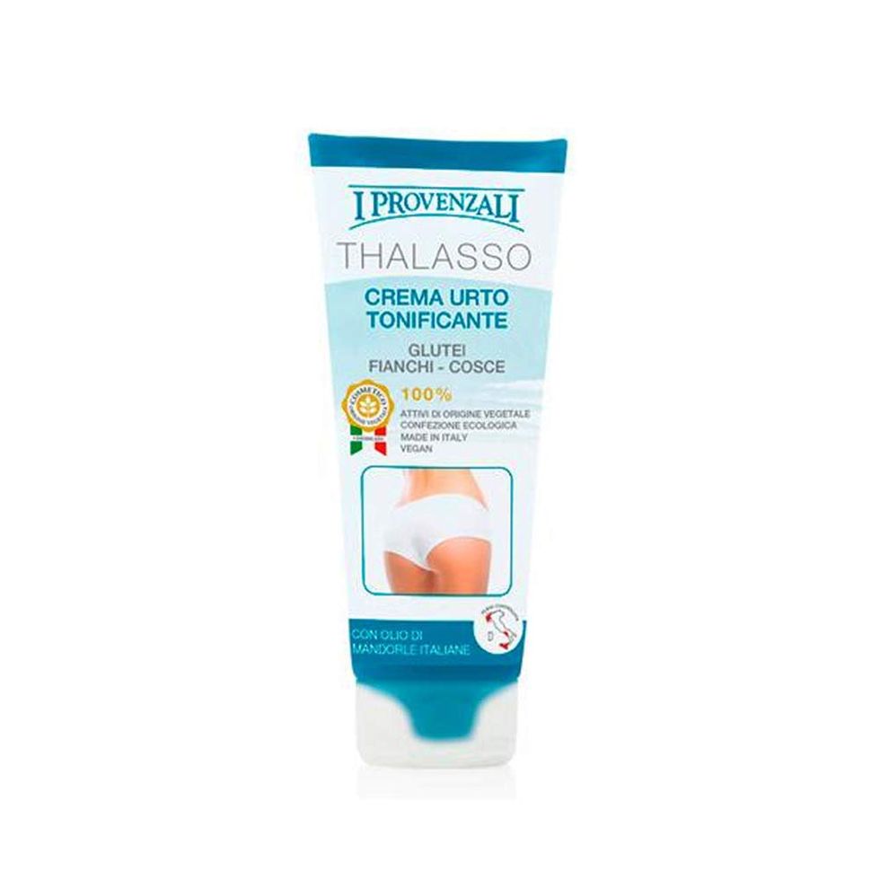 Thalasso Toning Shock Cream for Buttocks, Hips, Thighs, Vegan Formula, Made in Italy