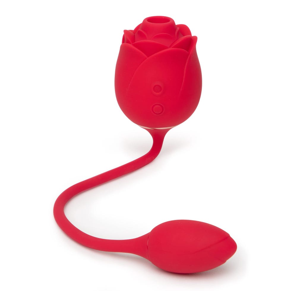 Rose Glow 2-in-1 Clitoral Suction Stimulator with Egg Vibrator