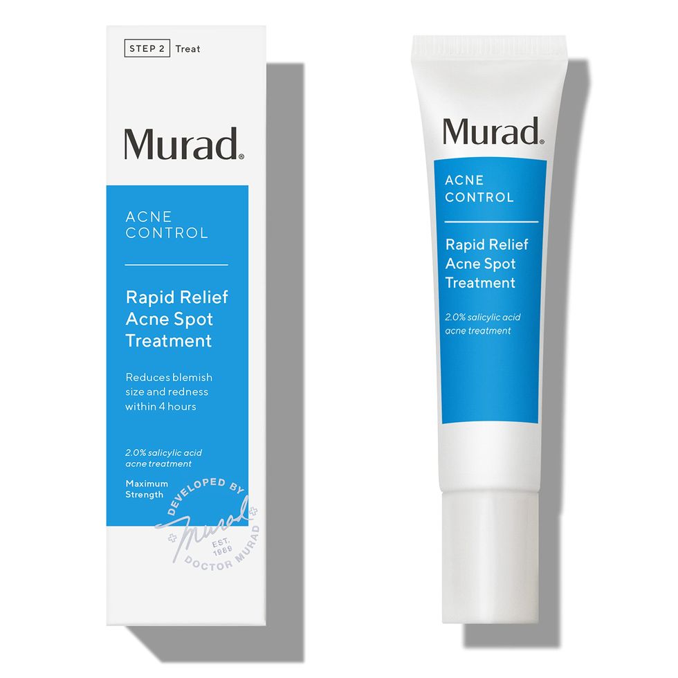 Murad Rapid Relief Acne Spot Treatment – Acne Control Max Strength 2% Salicylic Acid Invisible Gel Spot Solution for Fast Acne Relief - Reduces Blemish Size and Redness Within 4 Hours, 5 Oz