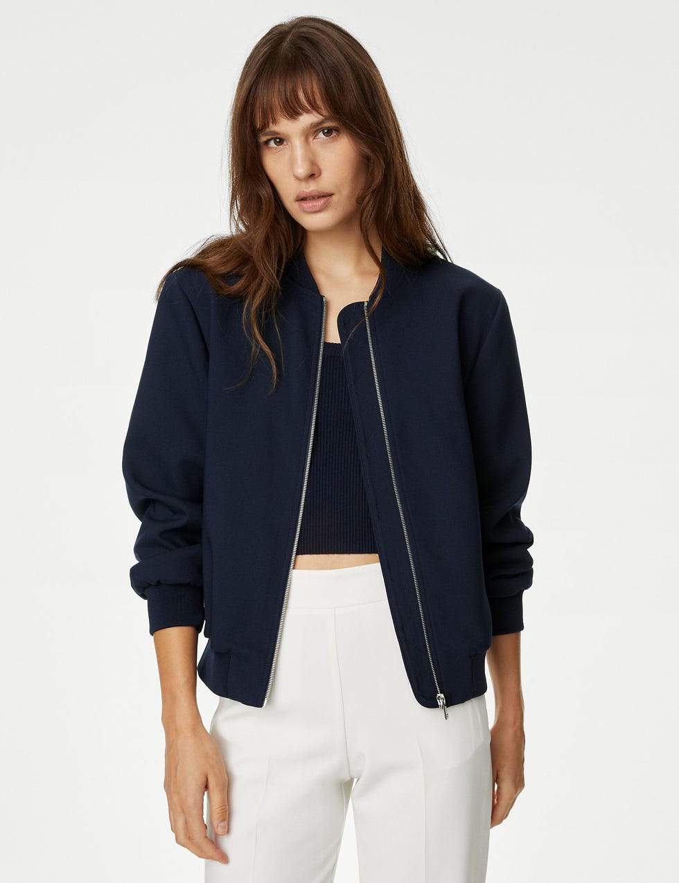 Relaxed Bomber Jacket