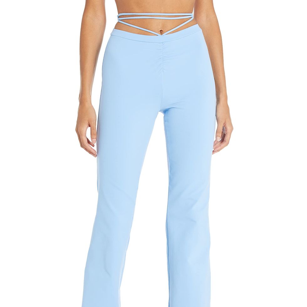 Alo Yoga It Girl Pant Medium NWT Blue RETAILS $128