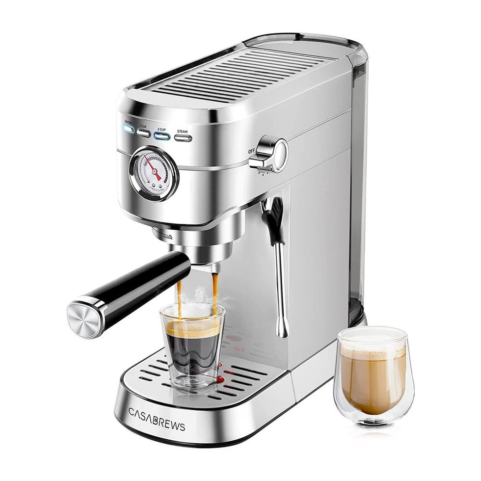 Espresso Machine with Milk Frother Steam Wand