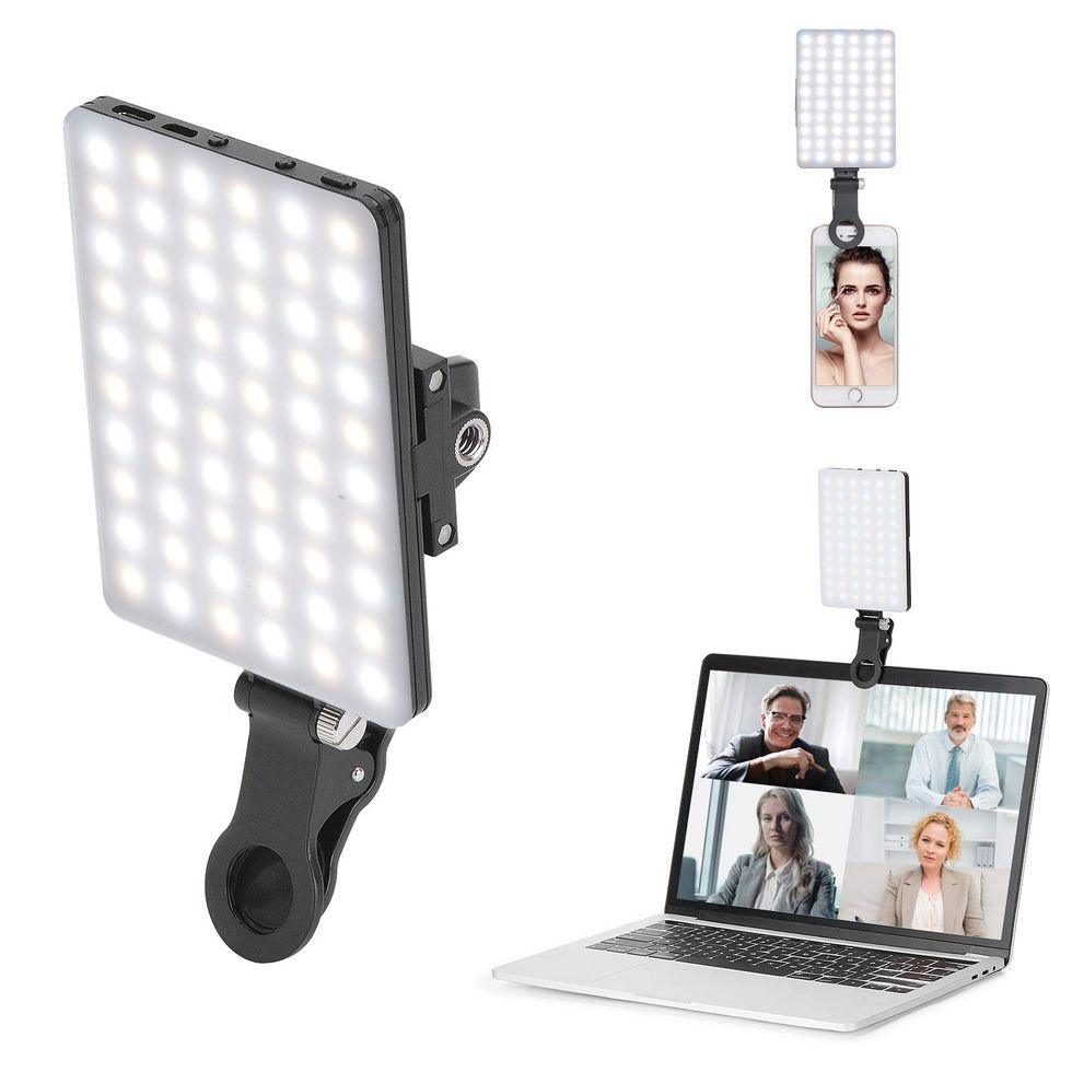 Newmowa 60 LED High Power Rechargeable Clip Fill Video Conference Light