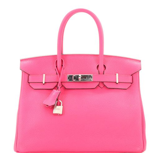 Hermes Birkin Bag 35 Light Pink Silver