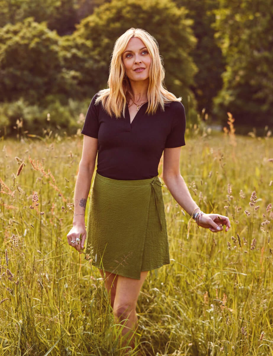 Fearne Cotton Olive Green Wrap Mini Skirt, Was £39, Now £15