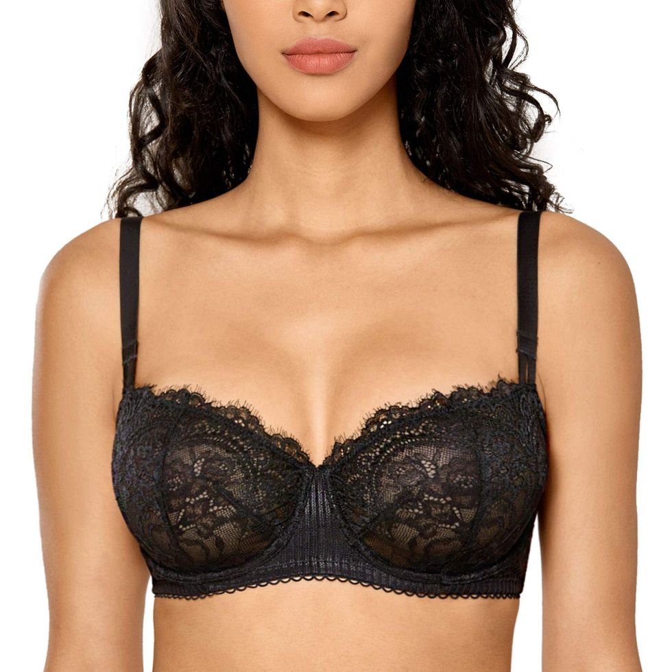 Lace Push Up Balconette Underwire Unlined