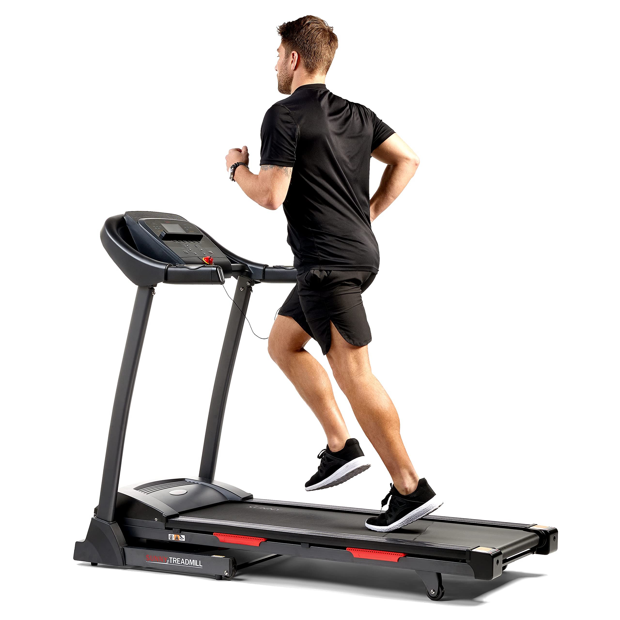 Amazon sunny health and fitness online treadmill