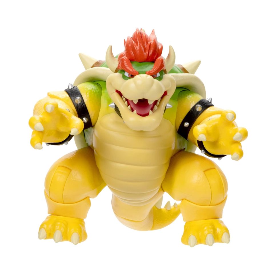 Bowser Action Figure with Fire-Breathing Effects
