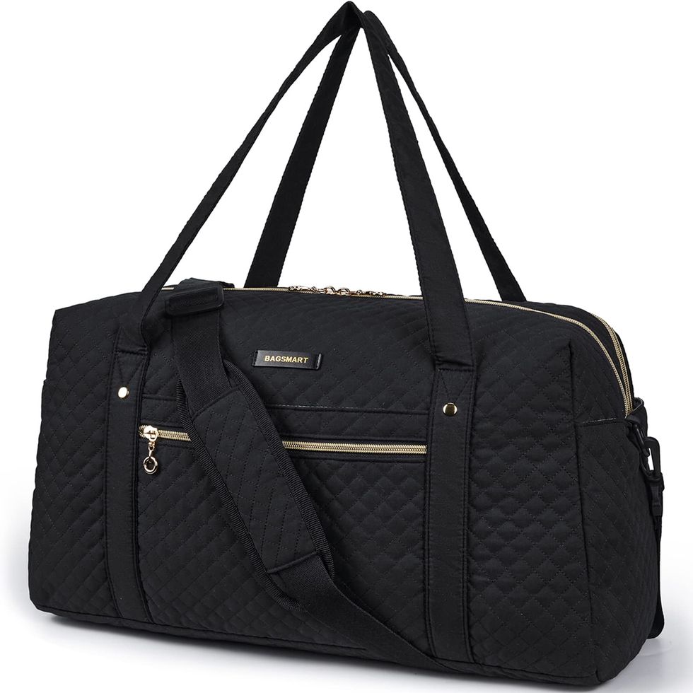 Quilted Weekender Overnight Bag