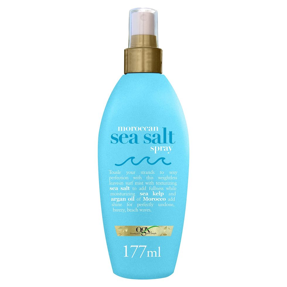 Hairspray, Moroccan sea salt, texturizer