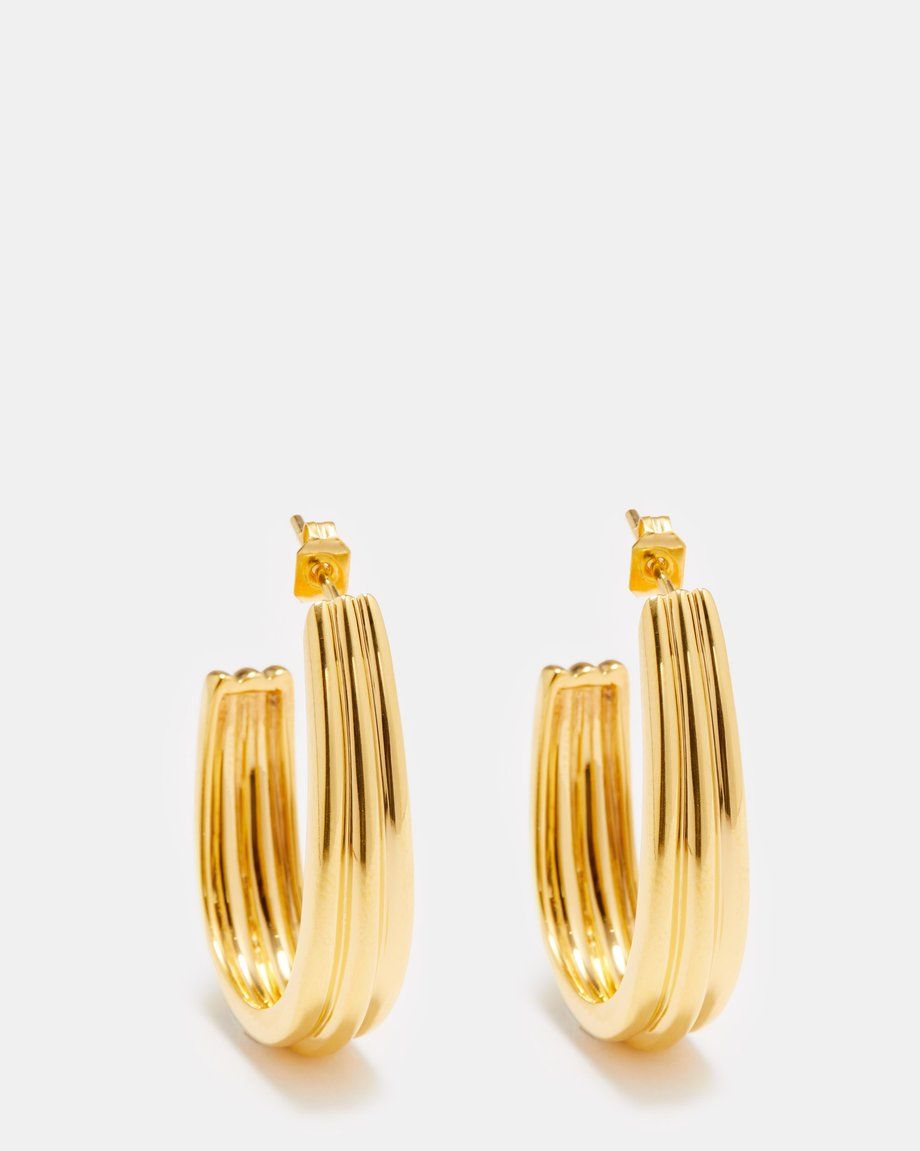 Accessorize London Women's Mid Size Simple Hoop Earrings