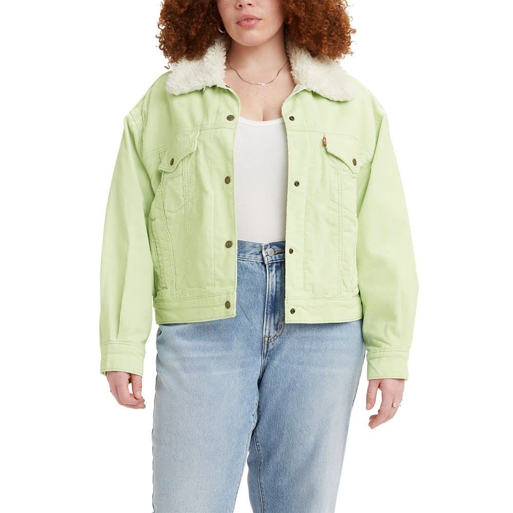 Baggy sherpa trucker hot sale jacket levis