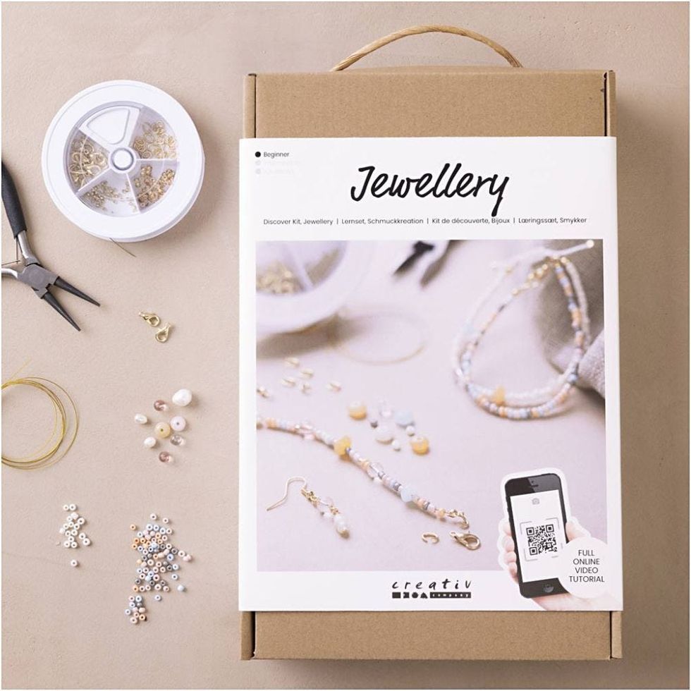Jewellery Starter Kit, gold, 1 set