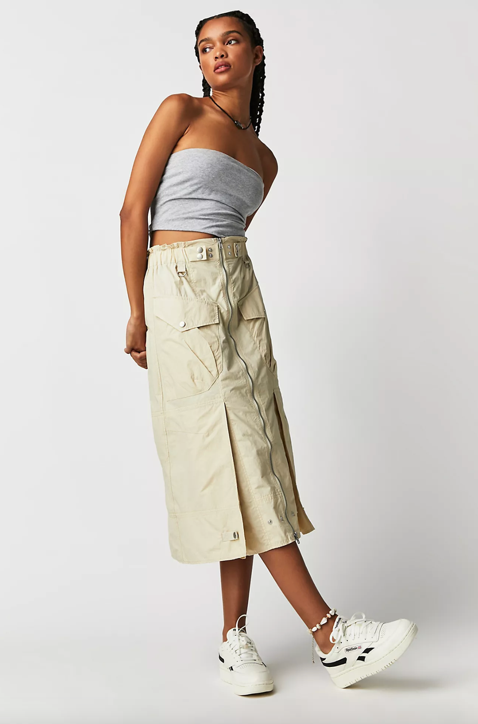 Rory Techy Midi Skirt