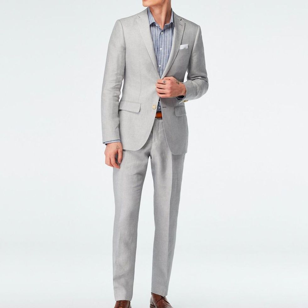 Sailsbury Linen Gray Suit