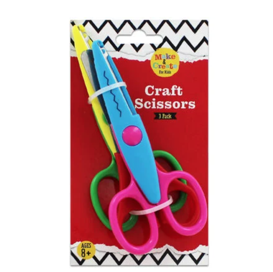 Craft Scissors Variety Set: Pack of 3