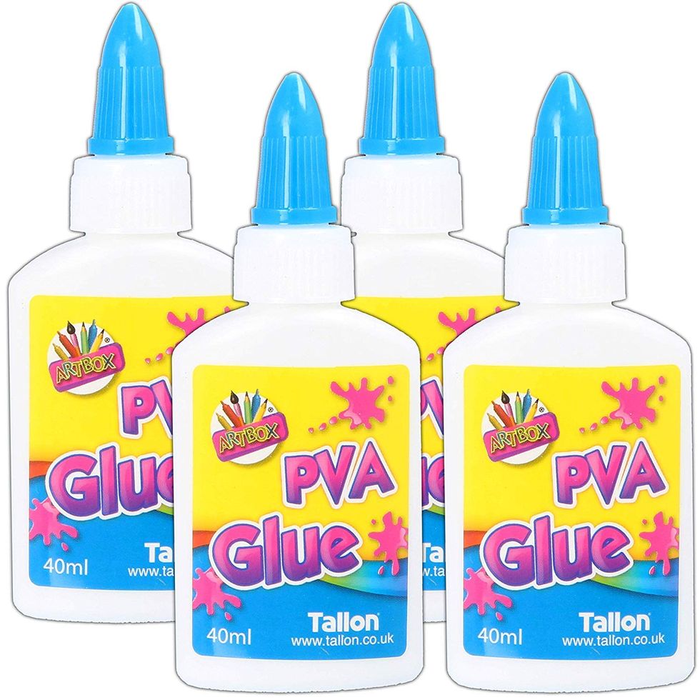 4X Squeezy Bottles of 40ml PVA Glue 