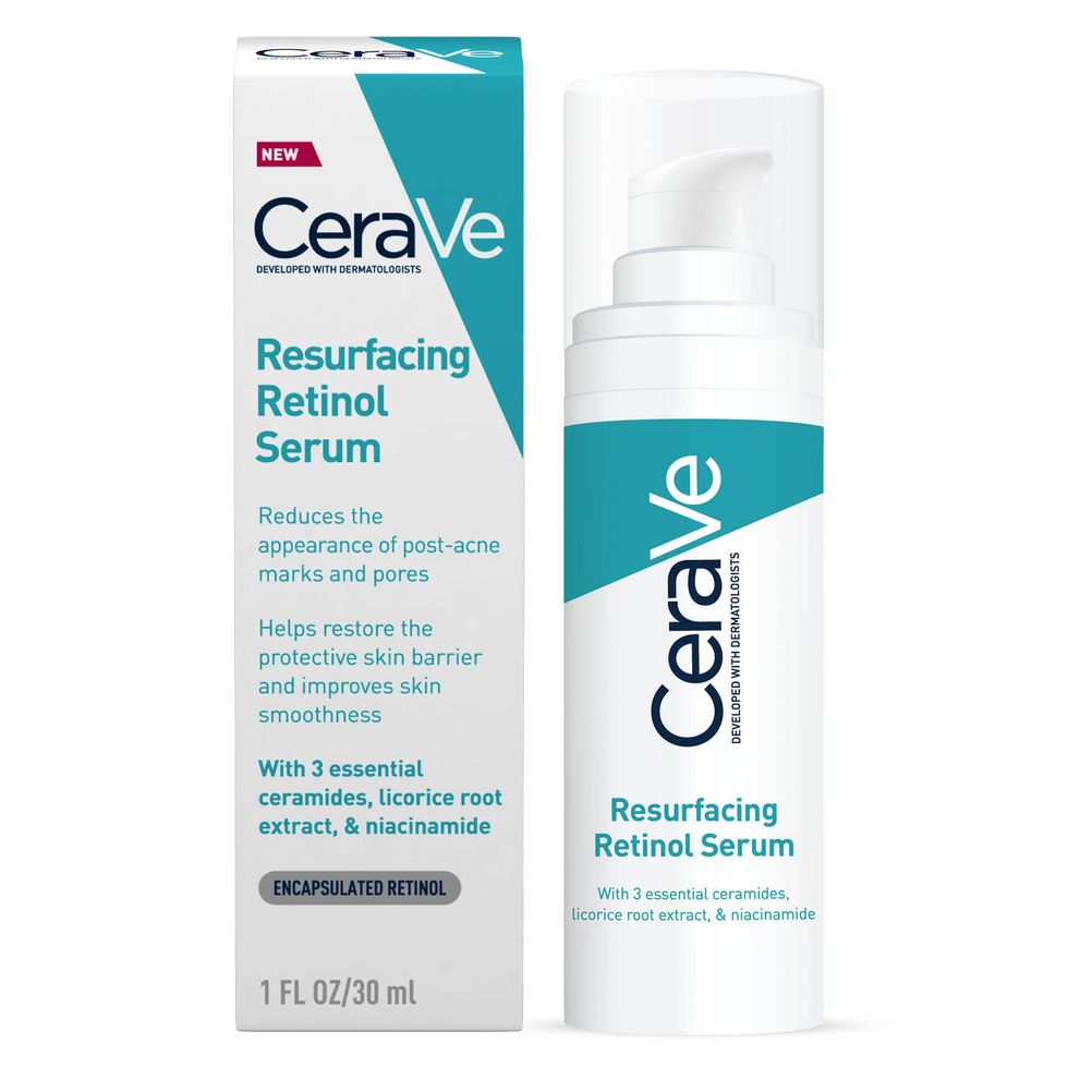 CeraVe Resurfacing Retinol Serum with Ceramides and Niacinamide for Blemish-Prone Skin