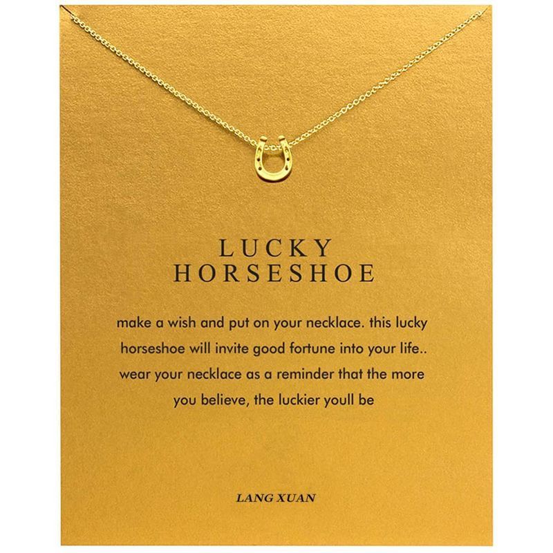 Horseshoe Pendant Necklace 