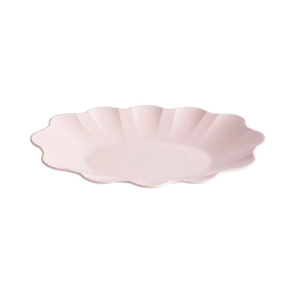 Scallop Platter in Pink Scallop Platter in Pink